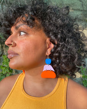 Reworked Plane Ovoid Earrings