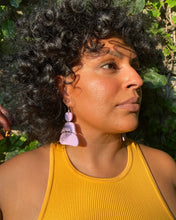 Reworked Plane Ovoid Earrings