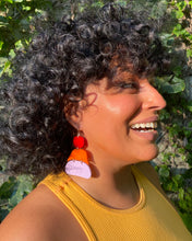Reworked Plane Ovoid Earrings