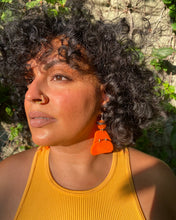 Reworked Plane Ovoid Earrings
