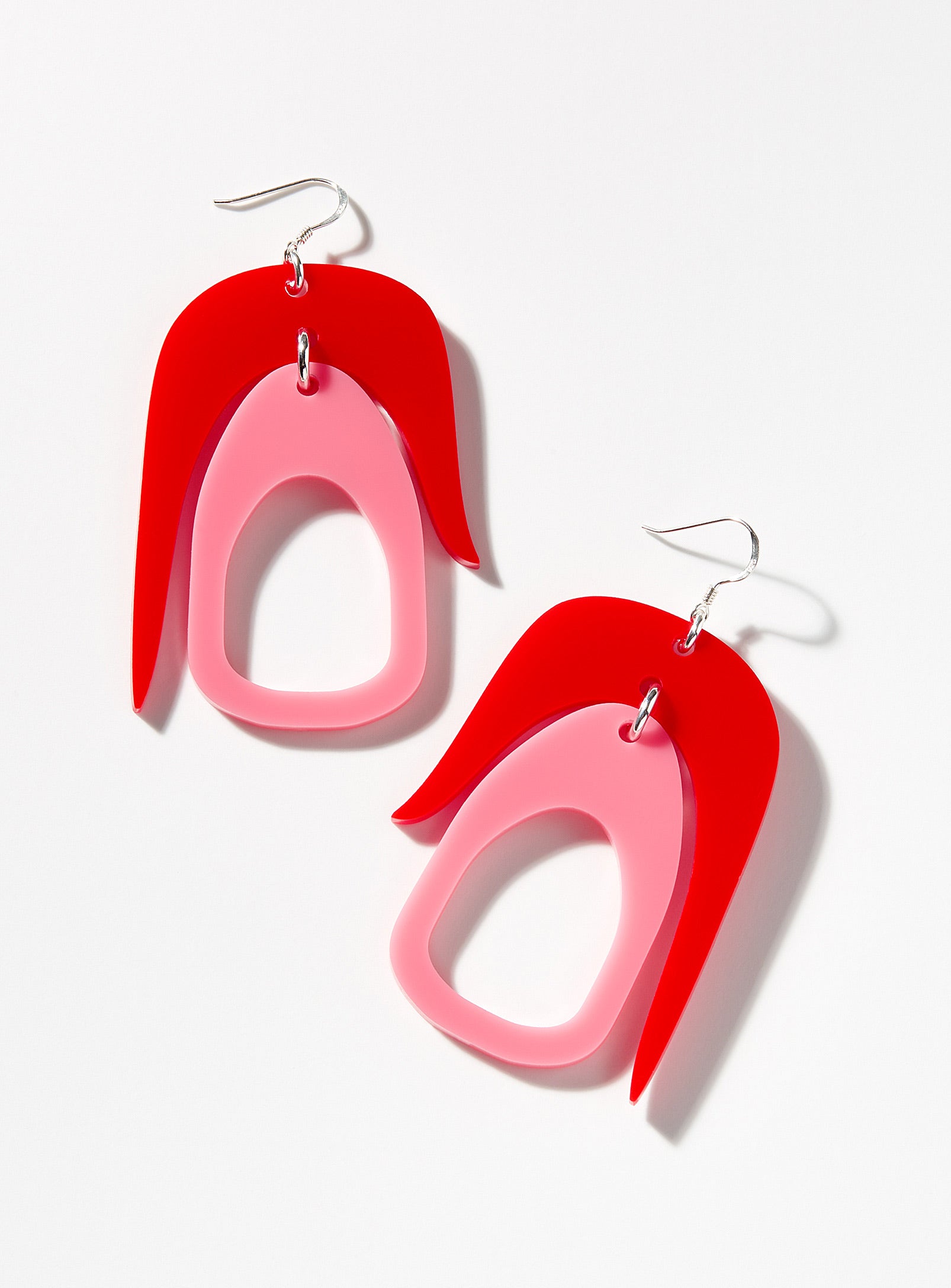Salish Chandelier - Red/Pink