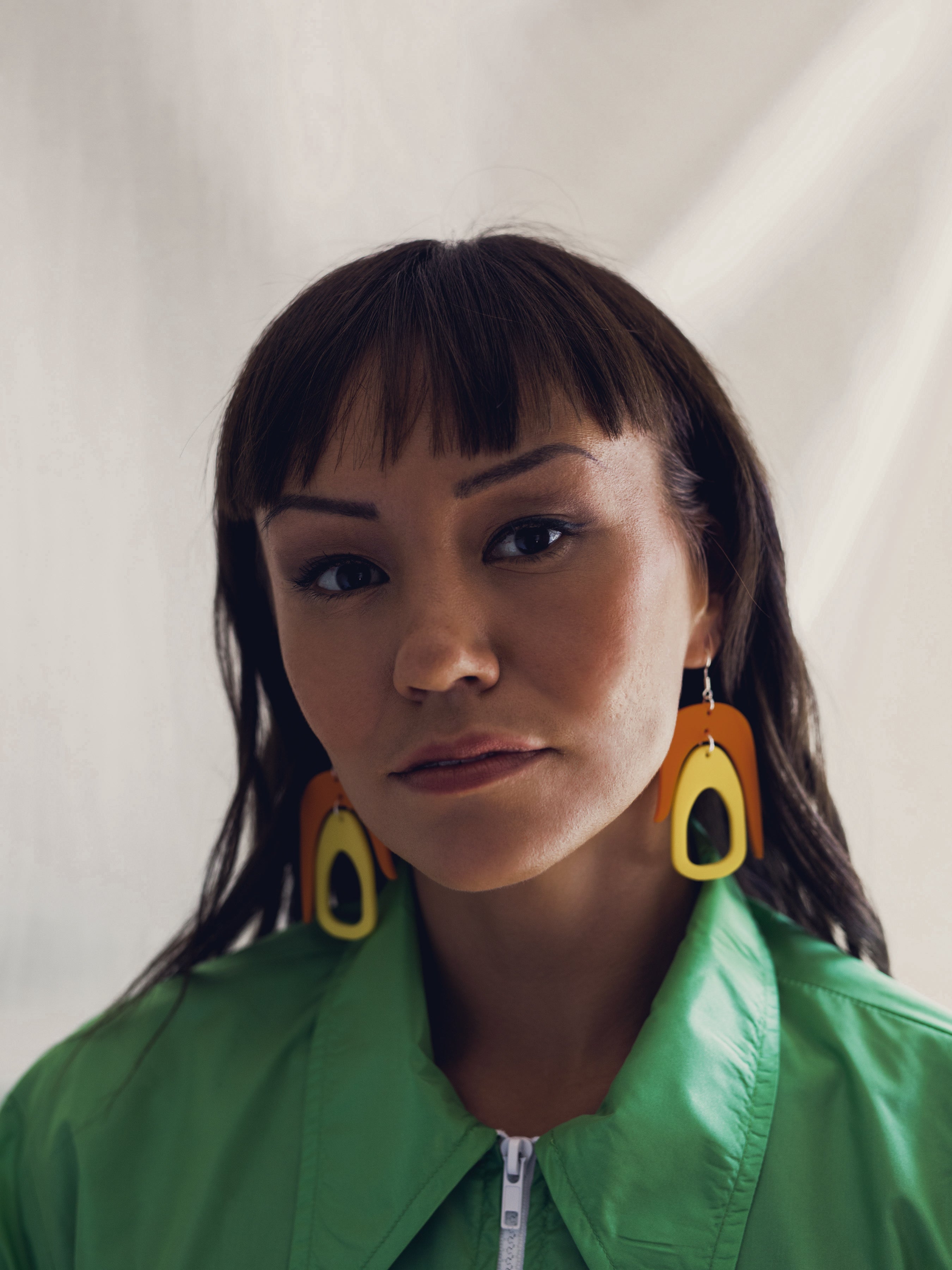 Salish Chandelier - Orange/Yellow